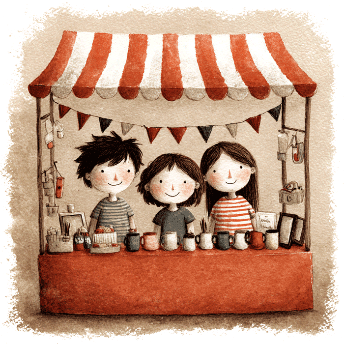 Stánek Děti tvoří, Vysocká řemeslná pouť